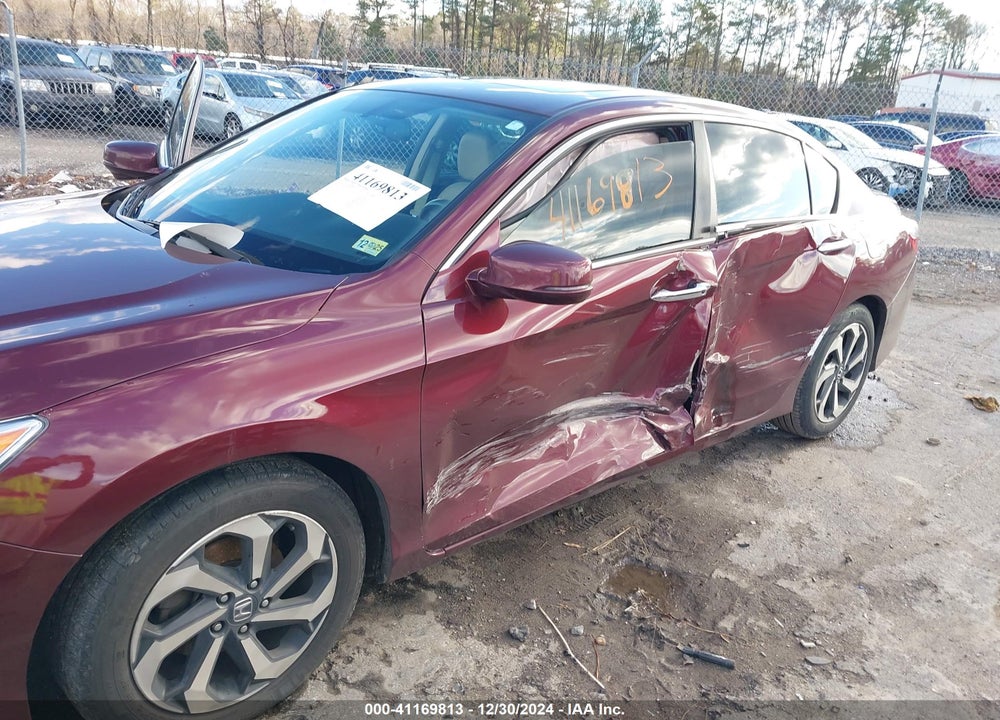 2016 HONDA ACCORD EX-L VIN: 1HGCR2F83GA158110
