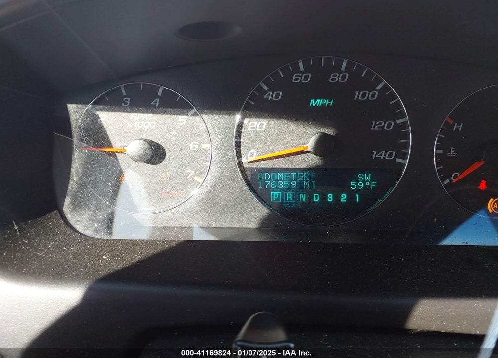 2009 CHEVROLET IMPALA LTZ VIN: 2G1WU57M891139369