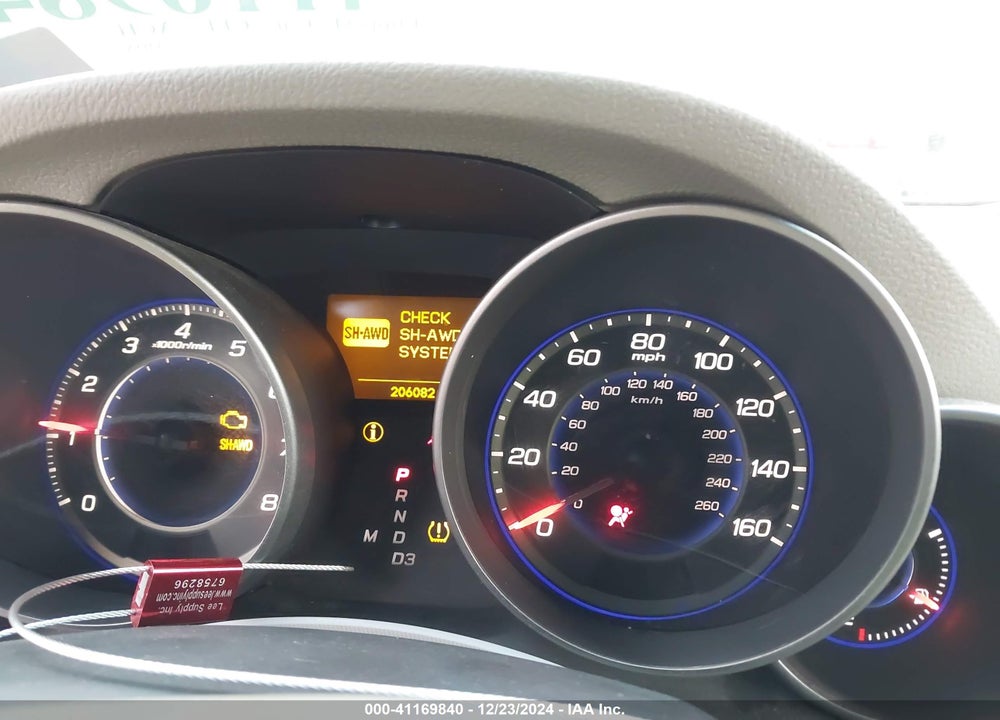 2009 ACURA MDX TECHNOLOGY PACKAGE VIN: 2HNYD28489H510934