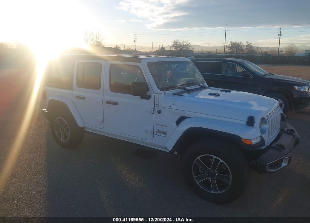 2023 JEEP WRANGLER 4-DOOR SAHARA 4X4 VIN: 1C4HJXEN9PW695177