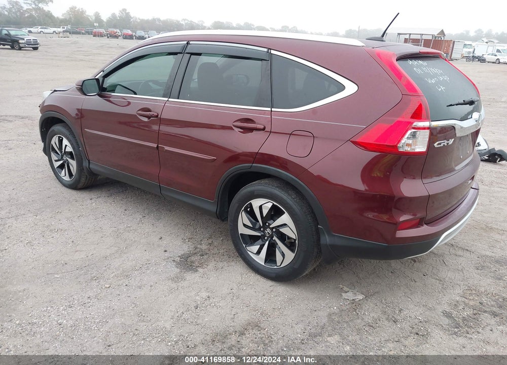 2016 HONDA CR-V TOURING VIN: 5J6RM3H94GL010677