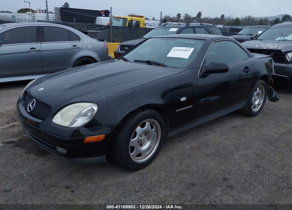1999 MERCEDES-BENZ SLK 230 KOMPRESSOR VIN: WDBKK47F5XF086268