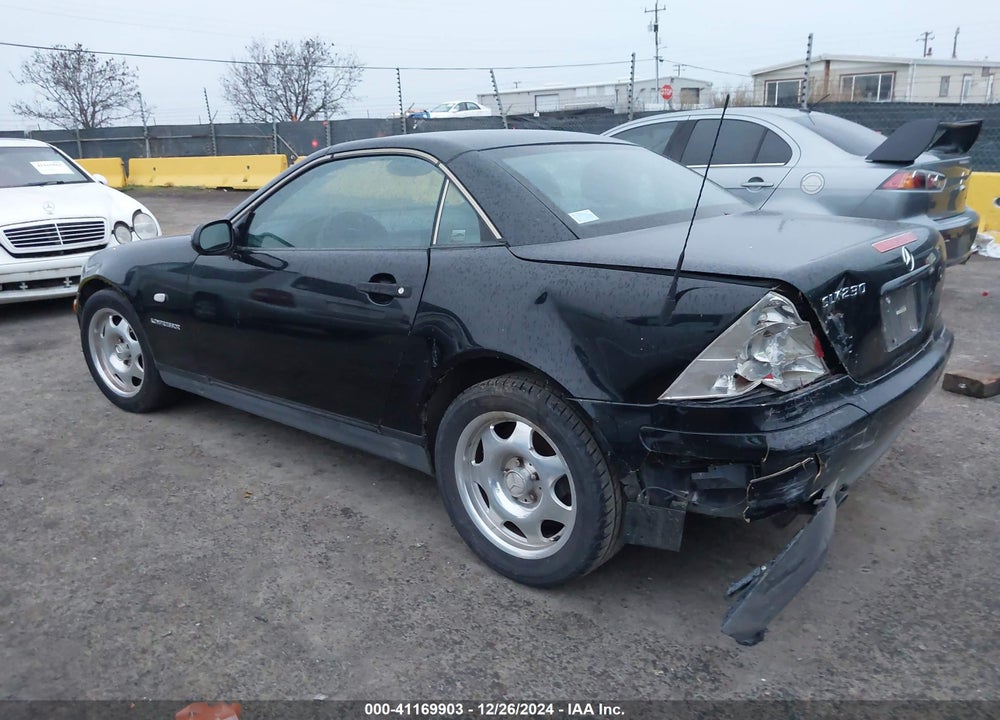 1999 MERCEDES-BENZ SLK 230 KOMPRESSOR VIN: WDBKK47F5XF086268