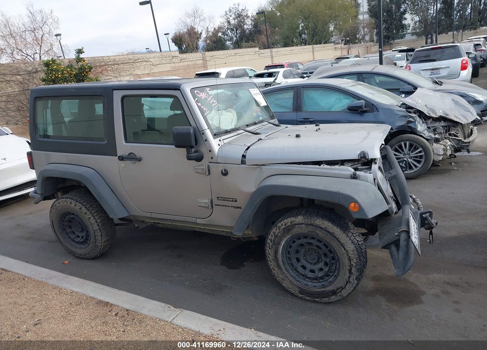 2018 JEEP WRANGLER JK SPORT 4X4 VIN: 1C4AJWAG8JL861054