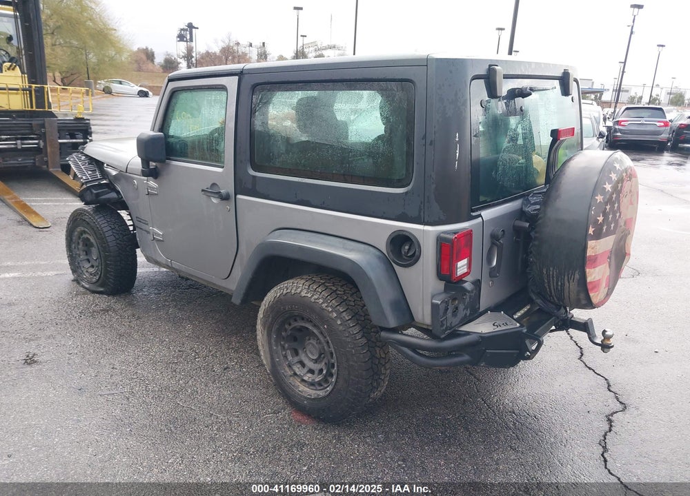 2018 JEEP WRANGLER JK SPORT 4X4 VIN: 1C4AJWAG8JL861054