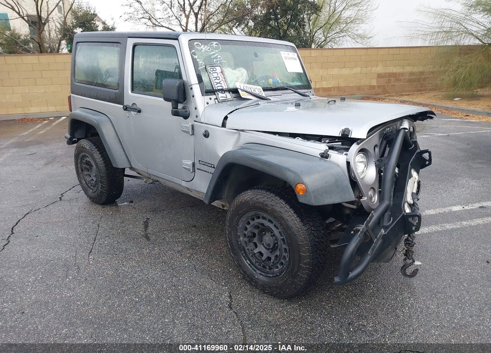 2018 JEEP WRANGLER JK SPORT 4X4 VIN: 1C4AJWAG8JL861054