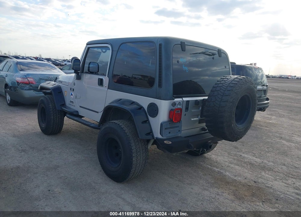 2003 JEEP WRANGLER X VIN: 1J4FA39S23P344562