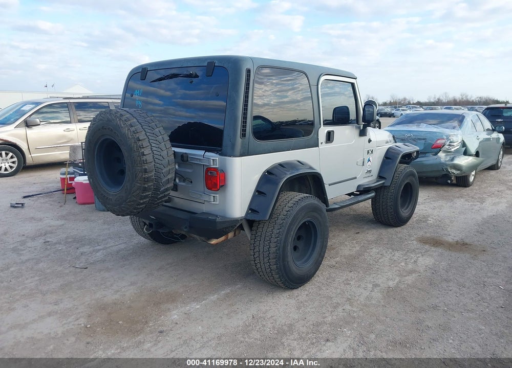 2003 JEEP WRANGLER X VIN: 1J4FA39S23P344562