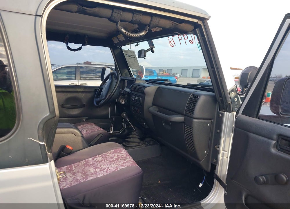 2003 JEEP WRANGLER X VIN: 1J4FA39S23P344562