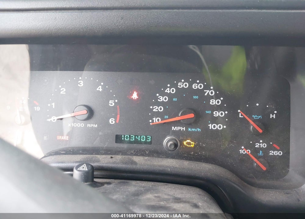 2003 JEEP WRANGLER X VIN: 1J4FA39S23P344562