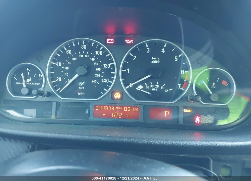 2001 BMW 330I VIN: WBAAV53481JS96119
