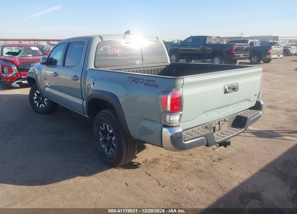2023 TOYOTA TACOMA TRD OFF ROAD VIN: 3TYAZ5CN1PT038718