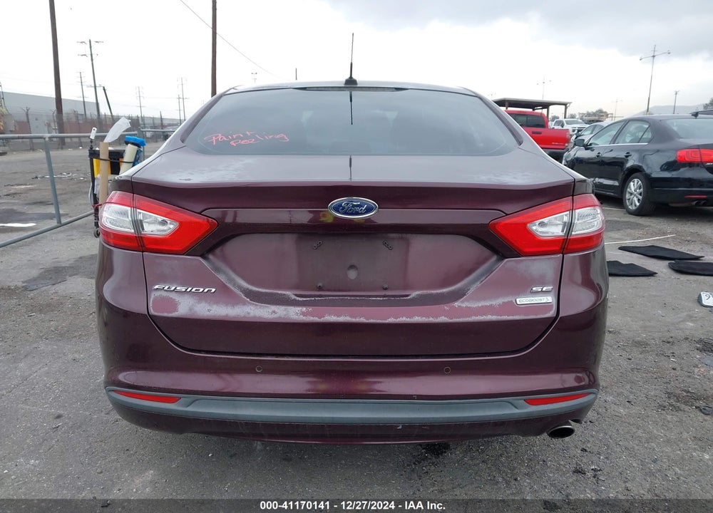 2013 FORD FUSION SE VIN: 3FA6P0HR6DR157357