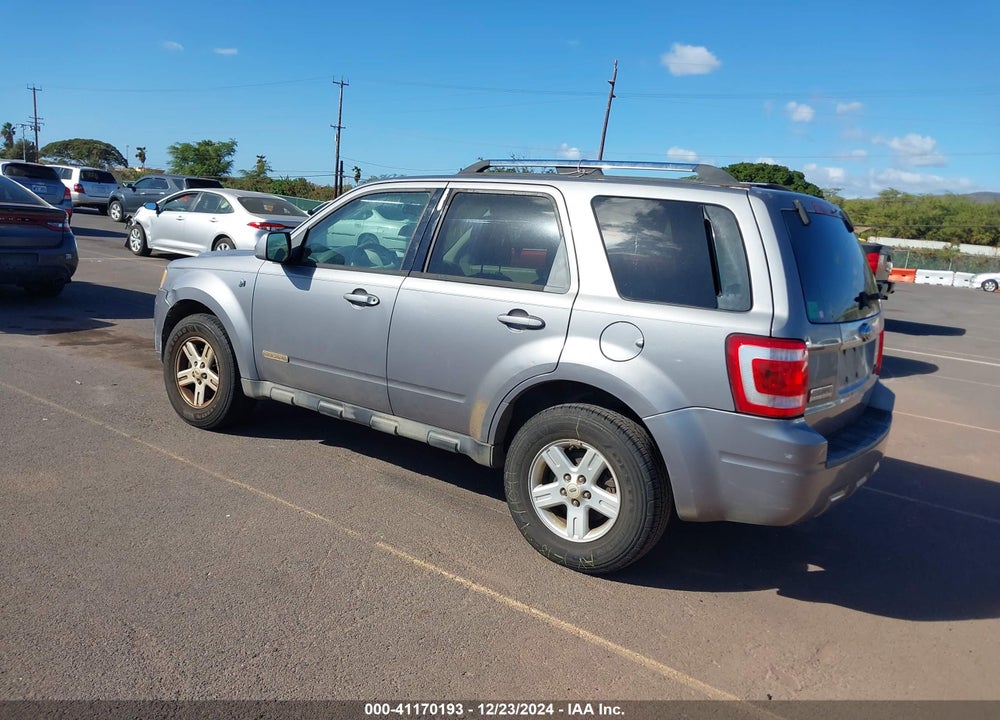2008 FORD ESCAPE HYBRID VIN: 1FMCU49H98KA18087