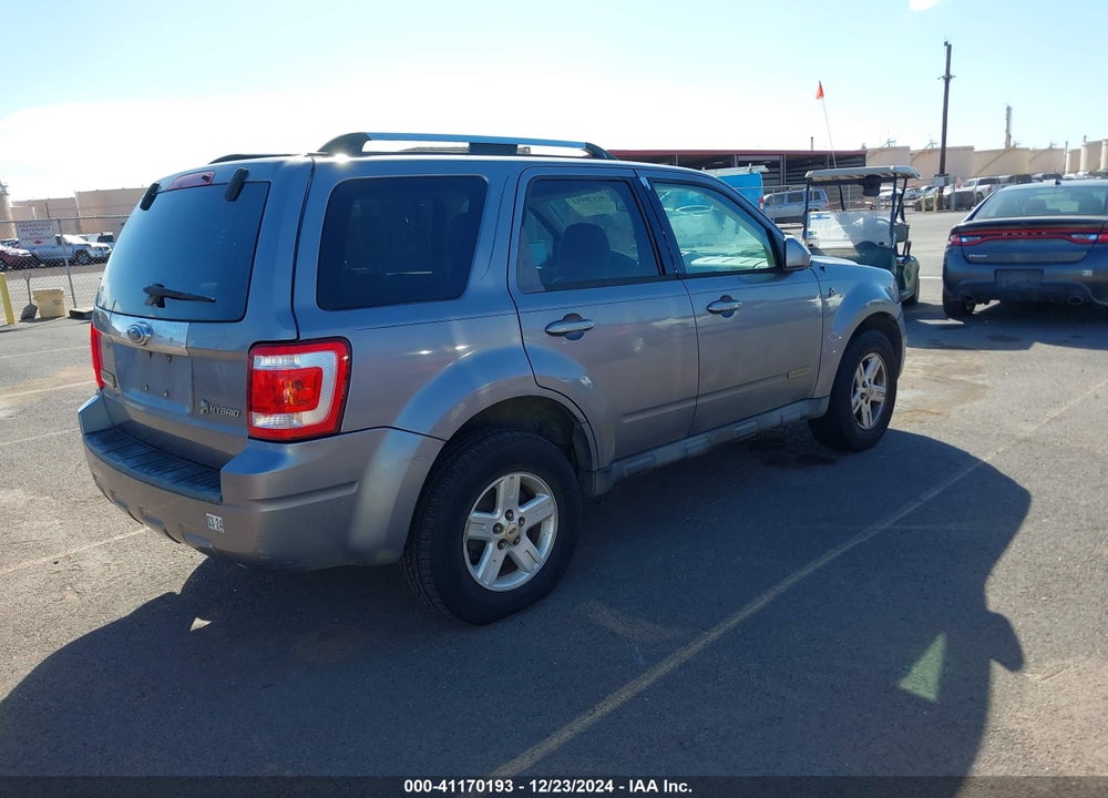 2008 FORD ESCAPE HYBRID VIN: 1FMCU49H98KA18087