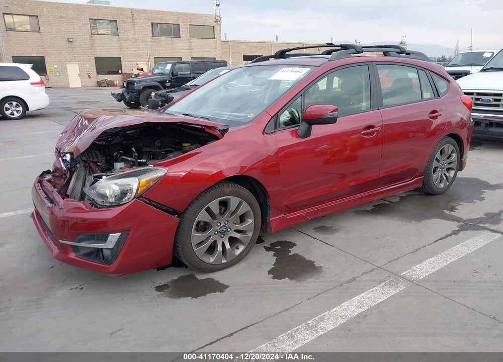 2016 SUBARU IMPREZA VIN: JF1GPAS66G8256257