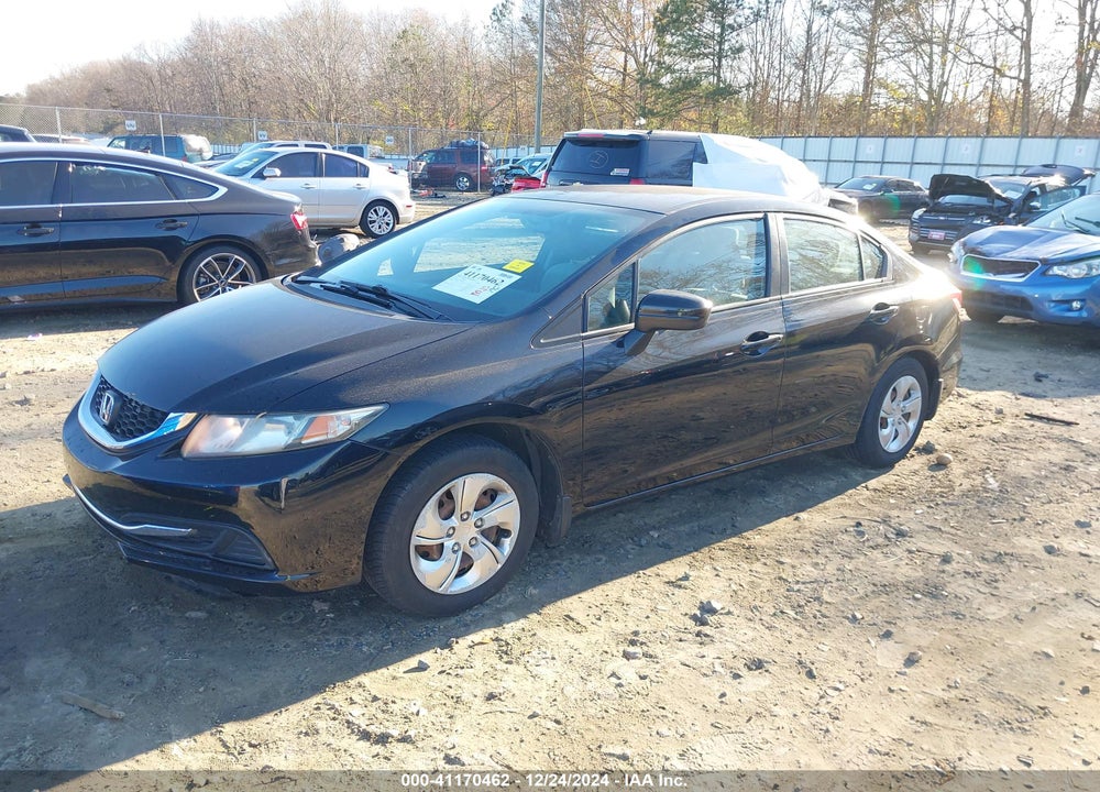2014 HONDA CIVIC LX VIN: 19XFB2F51EE029198