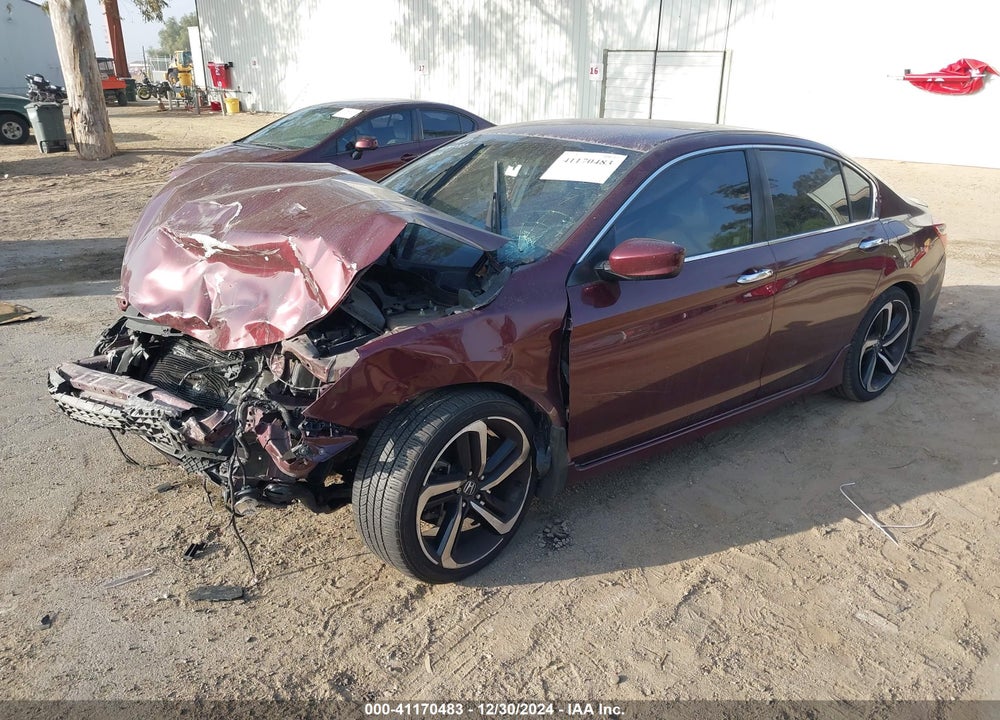 2017 HONDA ACCORD SPORT VIN: 1HGCR2F54HA241682