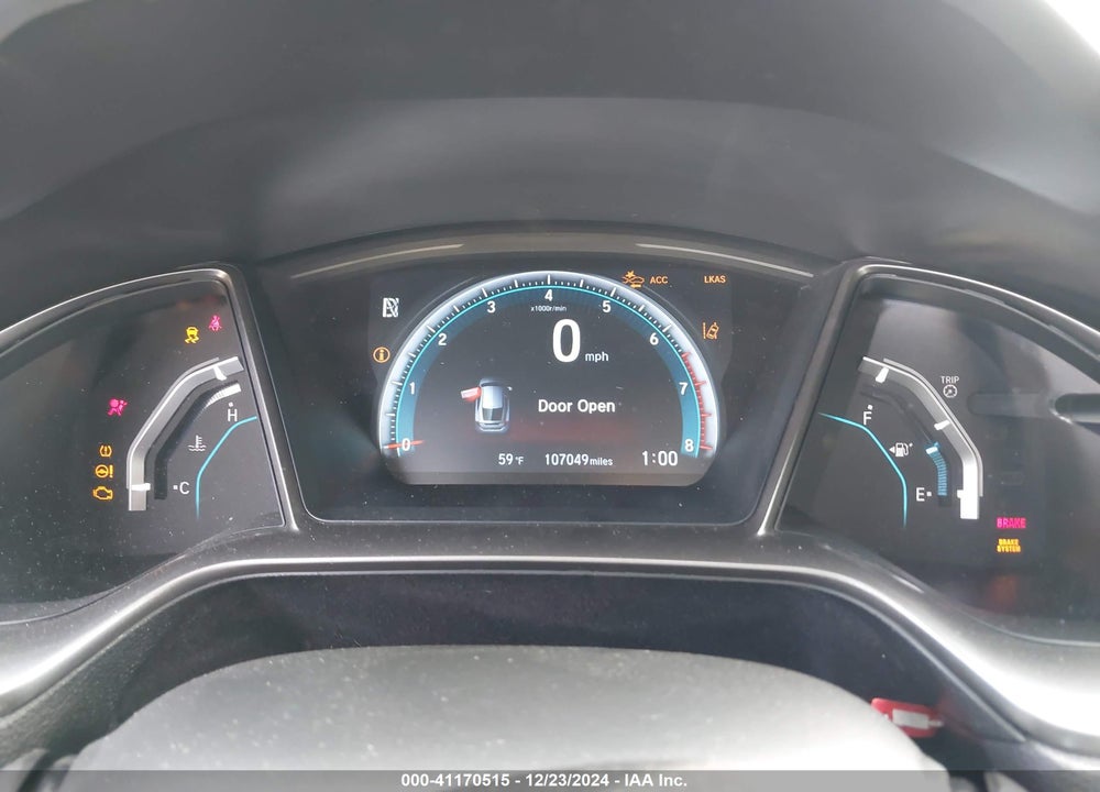 2019 HONDA CIVIC VIN: SHHFK7H61KU406653