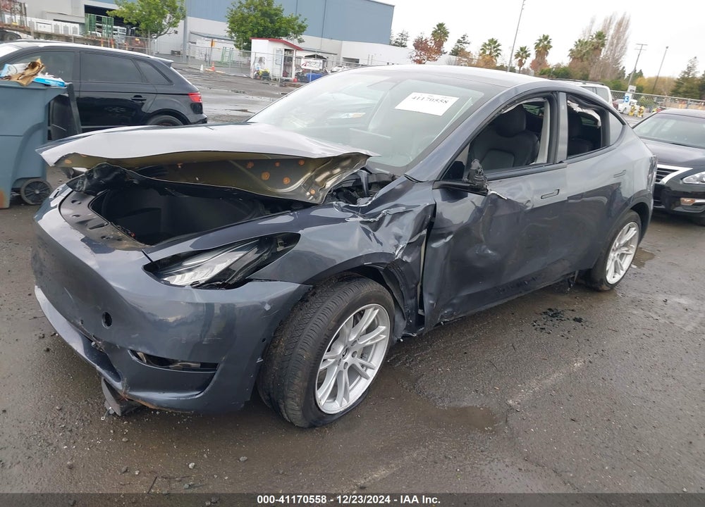 2020 TESLA MODEL Y VIN: 5YJYGDEE7LF030080