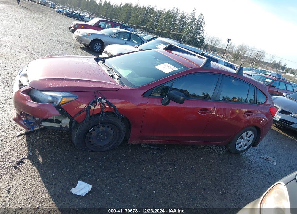 2016 SUBARU IMPREZA 2.0I VIN: JF1GPAA64GH287007