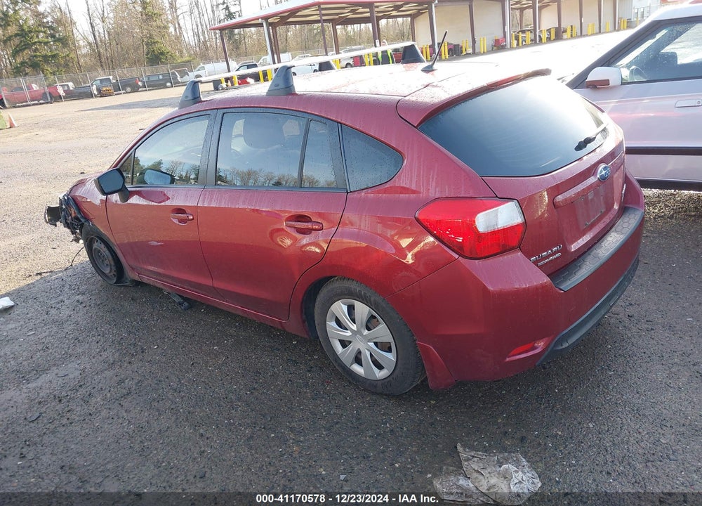 2016 SUBARU IMPREZA 2.0I VIN: JF1GPAA64GH287007