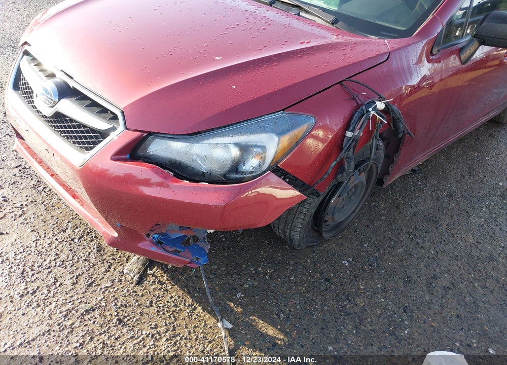 2016 SUBARU IMPREZA 2.0I VIN: JF1GPAA64GH287007