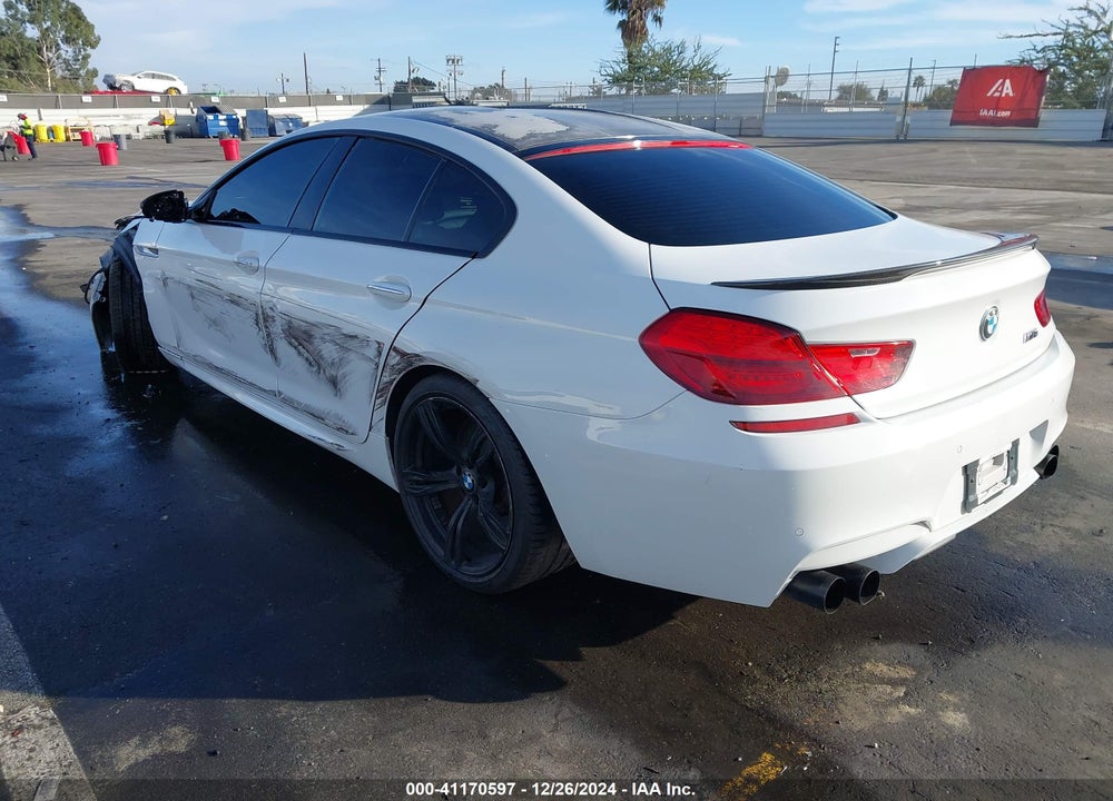 2015 BMW M6 GRAN COUPE VIN: WBS6C9C59FD467814
