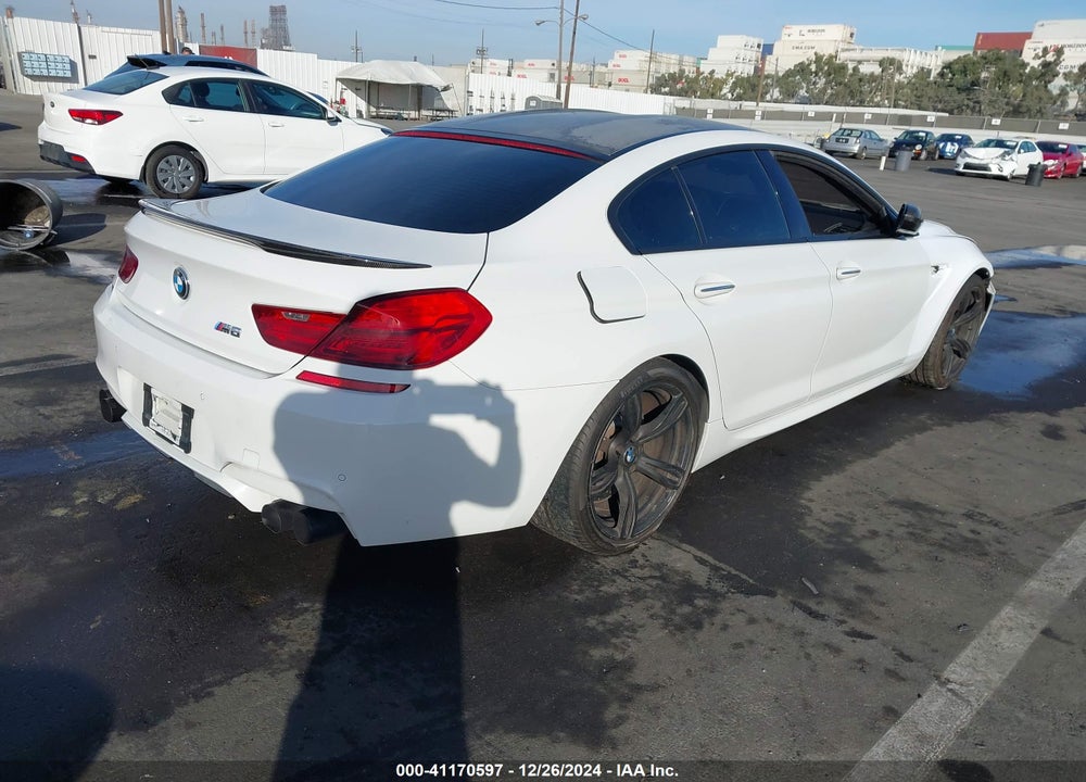 2015 BMW M6 GRAN COUPE VIN: WBS6C9C59FD467814