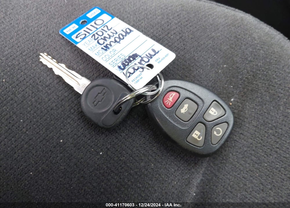 2012 CHEVROLET IMPALA LT FLEET VIN: 2G1WG5E32C1297652