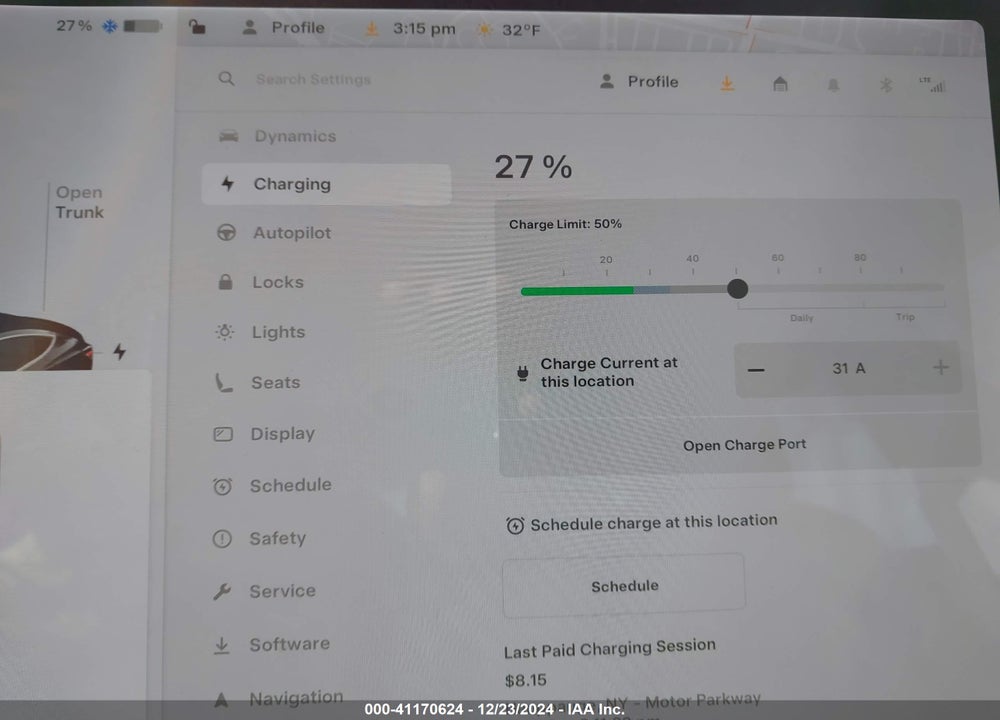 2020 TESLA MODEL 3 VIN: 5YJ3E1EA7LF784754