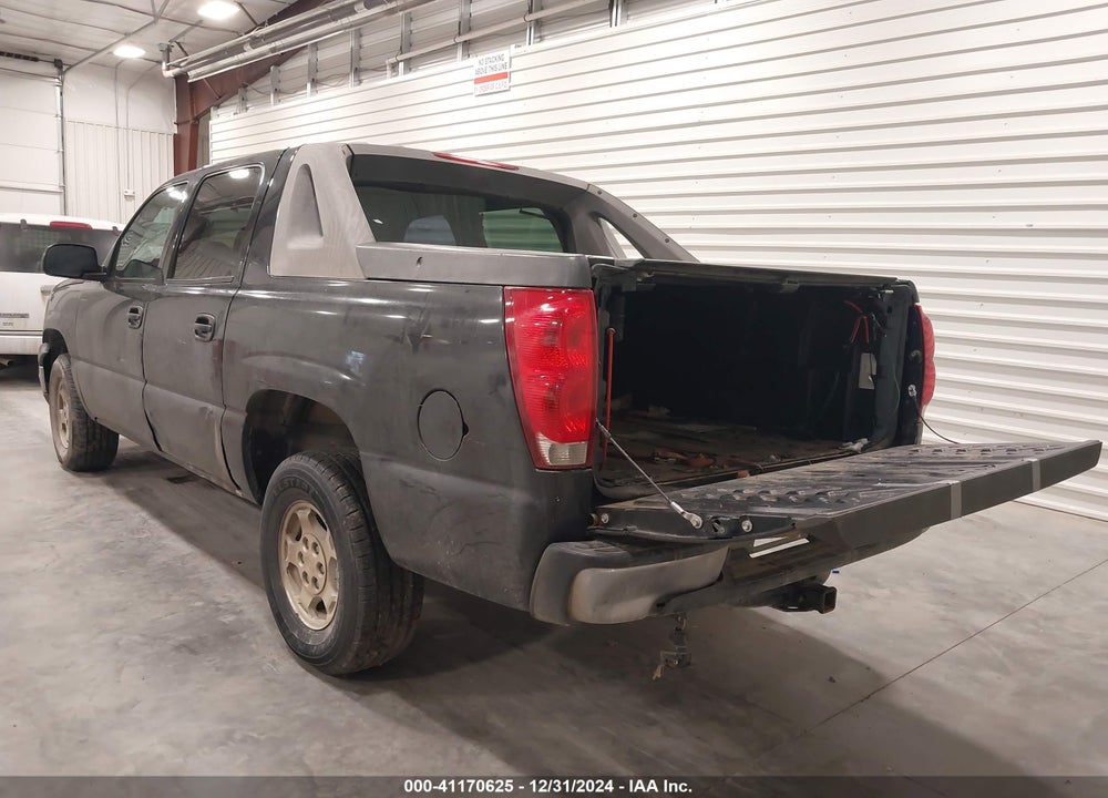 2004 CHEVROLET AVALANCHE 1500 VIN: 3GNEC12T44G151667