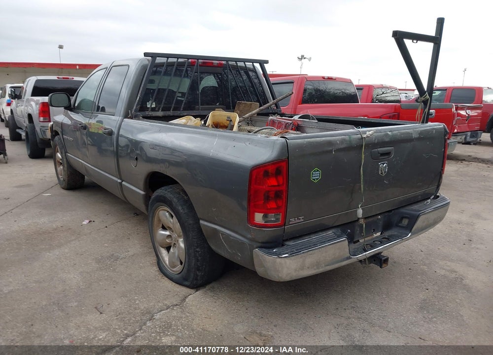2005 DODGE RAM 1500 SLT/LARAMIE VIN: 1D7HA18DX5S284039