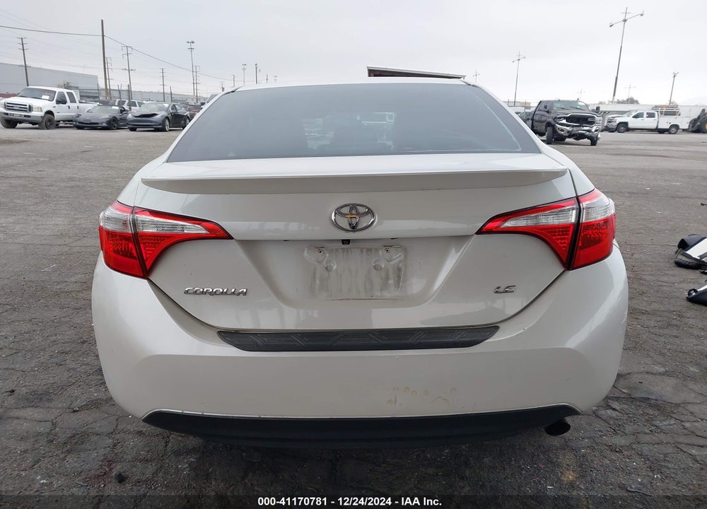 2014 TOYOTA COROLLA VIN: 5YFBPRHE3EP104391