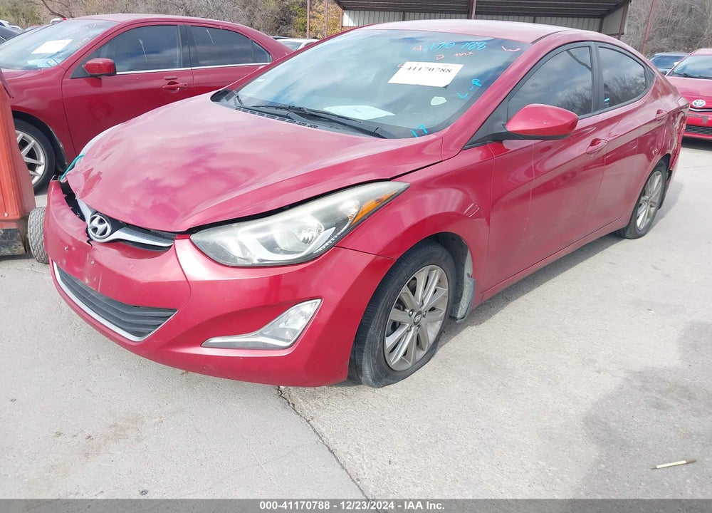 2016 HYUNDAI ELANTRA VIN: KMHDH4AE3GU518694
