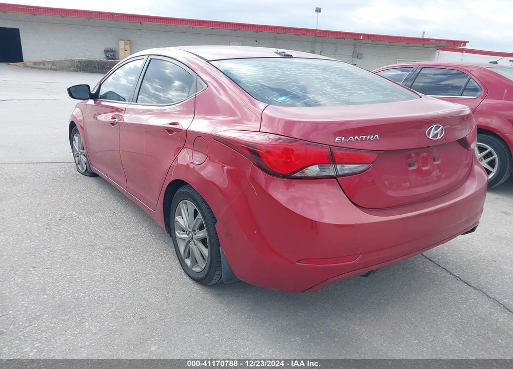 2016 HYUNDAI ELANTRA VIN: KMHDH4AE3GU518694