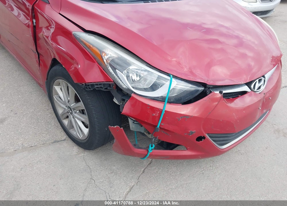2016 HYUNDAI ELANTRA VIN: KMHDH4AE3GU518694