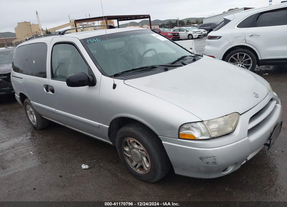 2001 NISSAN QUEST GXE VIN: 4N2ZN15T41D804567