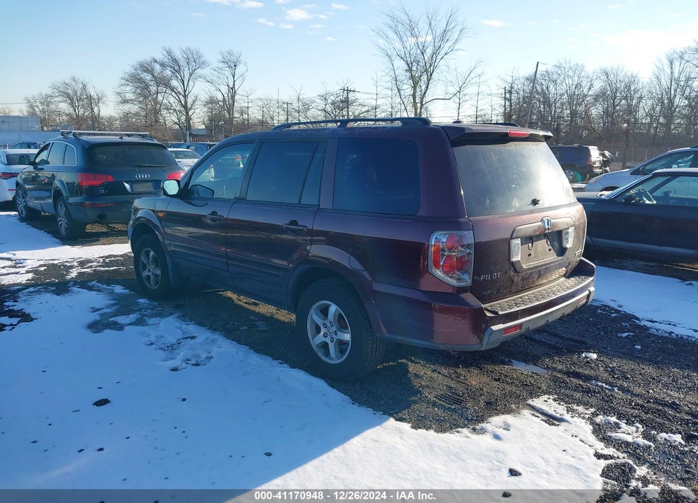 2008 HONDA PILOT EX-L VIN: 5FNYF18548B027383