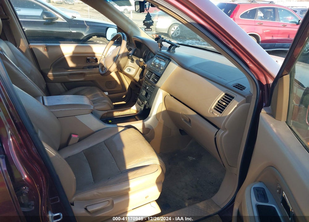 2008 HONDA PILOT EX-L VIN: 5FNYF18548B027383