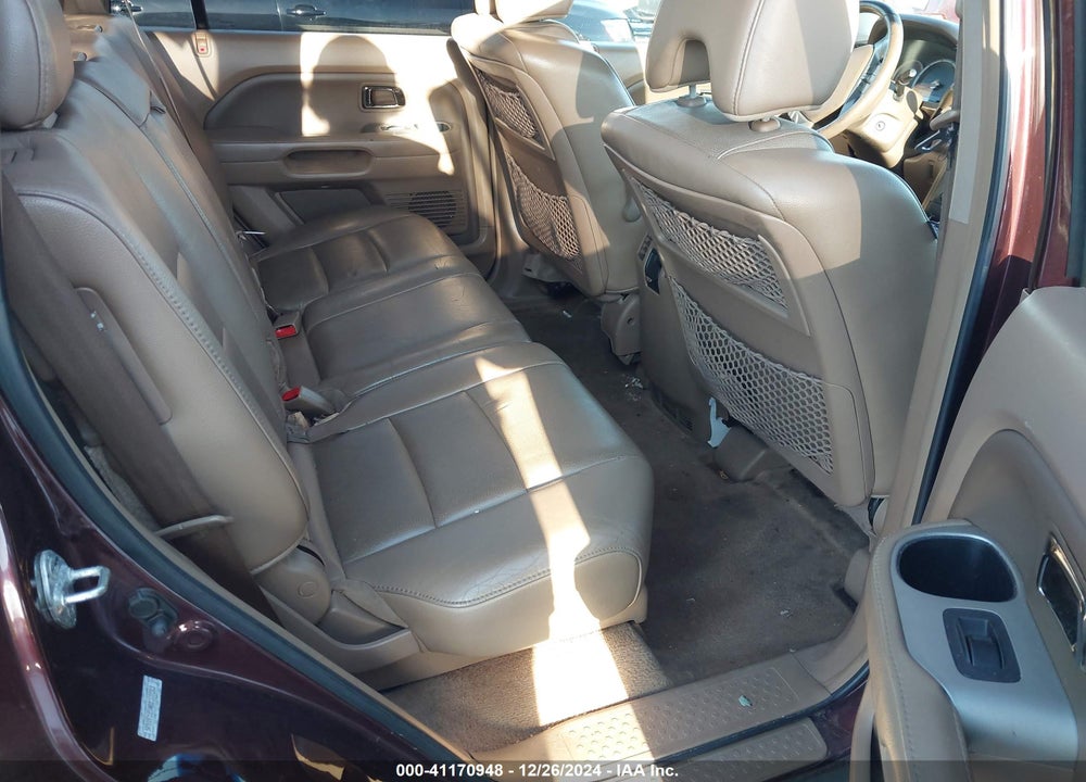 2008 HONDA PILOT EX-L VIN: 5FNYF18548B027383