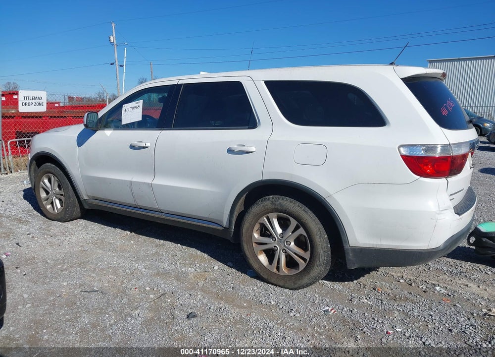 2013 DODGE DURANGO SXT VIN: 1C4RDJAG2DC671686