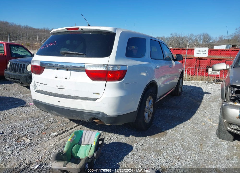 2013 DODGE DURANGO SXT VIN: 1C4RDJAG2DC671686
