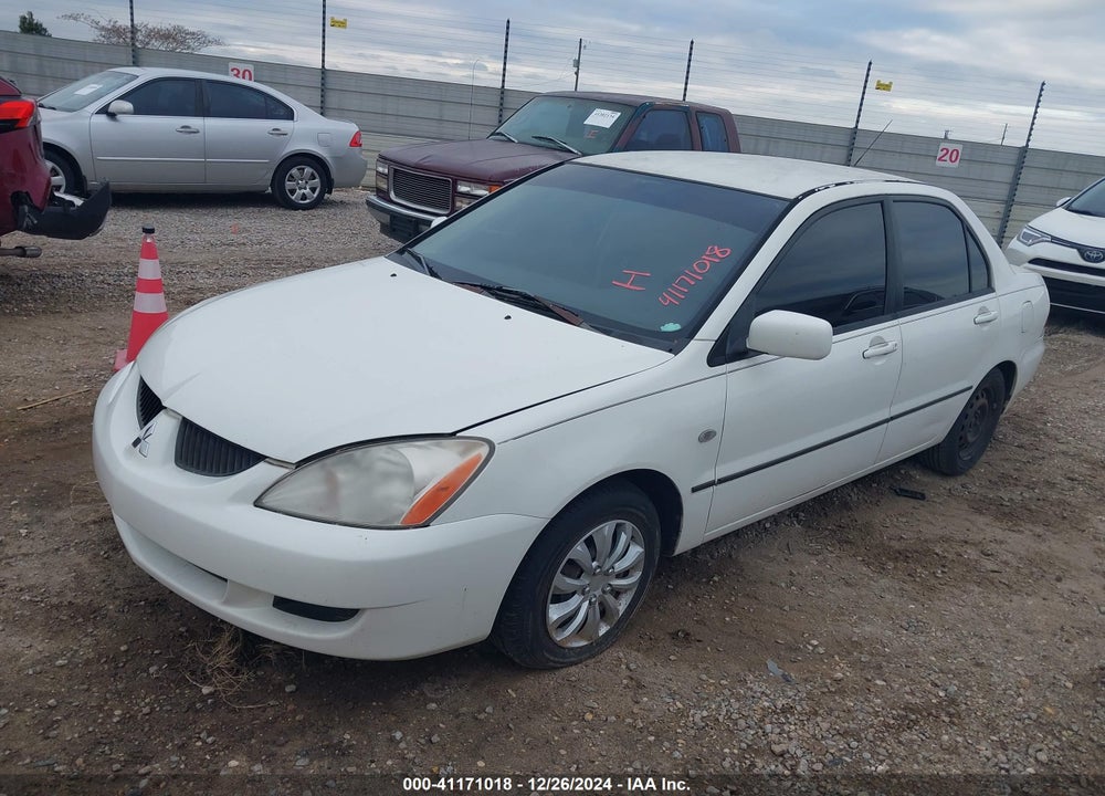 2005 MITSUBISHI LANCER ES VIN: JA3AJ26E55U026382