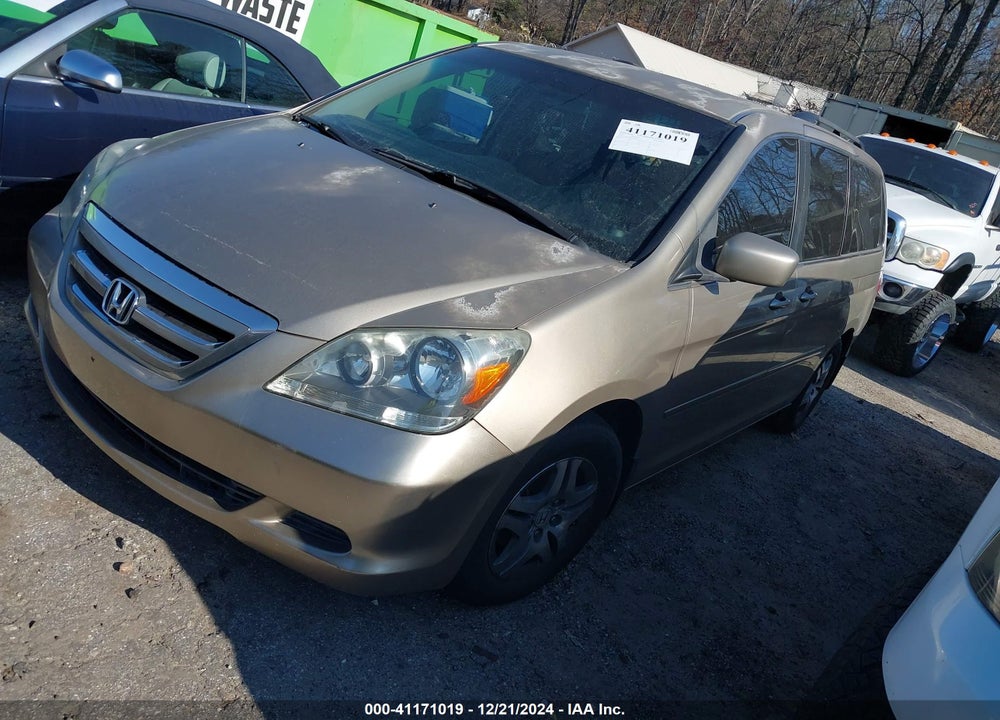 2007 HONDA ODYSSEY EX VIN: 5FNRL38467B016917