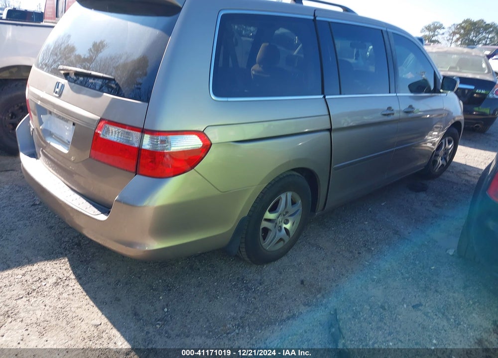 2007 HONDA ODYSSEY EX VIN: 5FNRL38467B016917