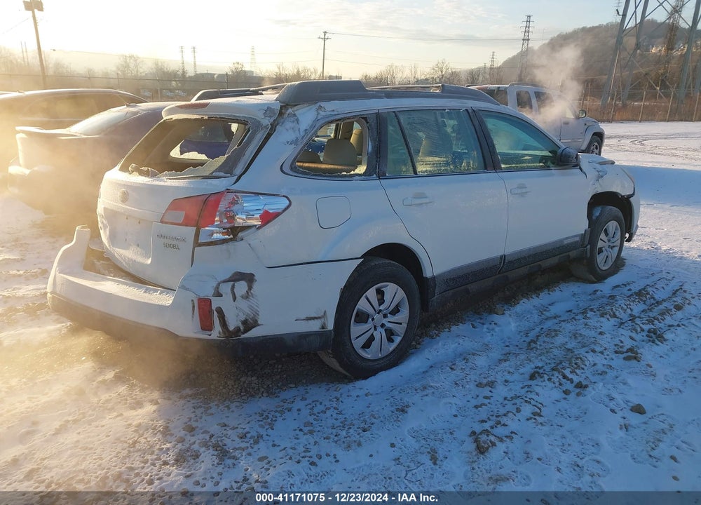 2011 SUBARU OUTBACK 2.5I VIN: 4S4BRBAC0B3447783