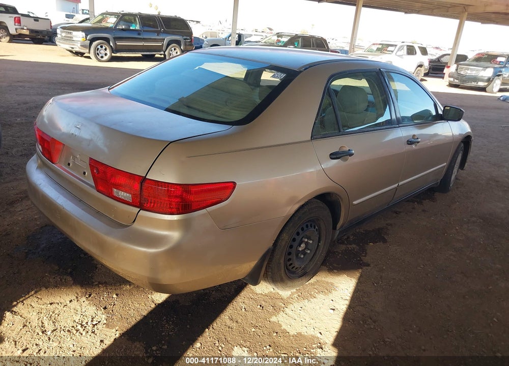 2005 HONDA ACCORD 2.4 DX VIN: 1HGCM561X5A103637
