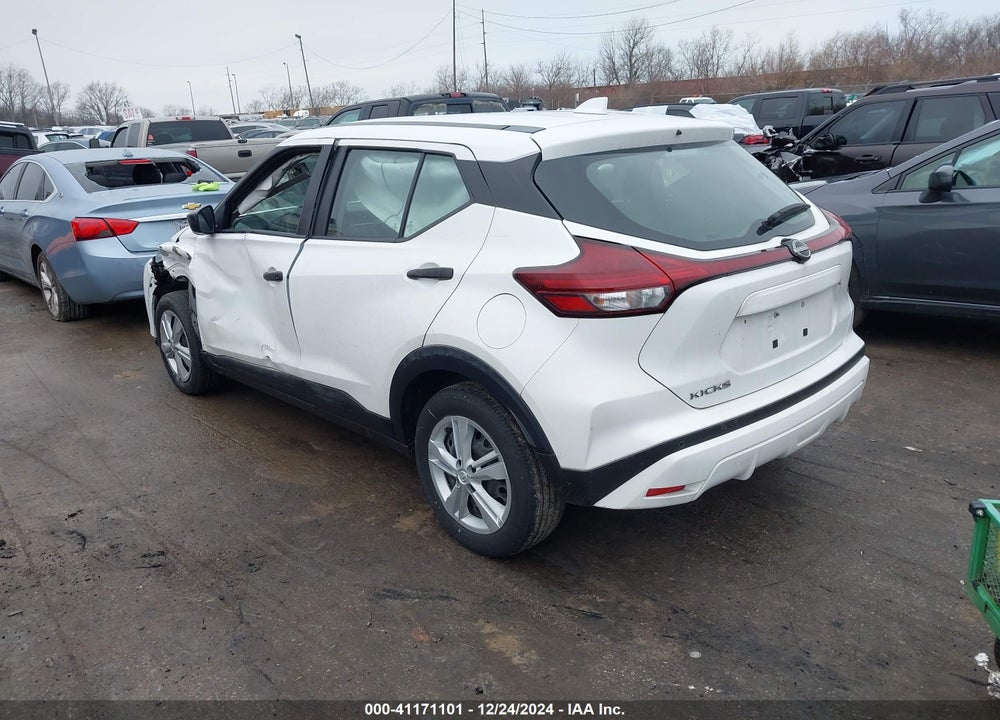 2022 NISSAN KICKS S XTRONIC CVT VIN: 3N1CP5BV3NL531639