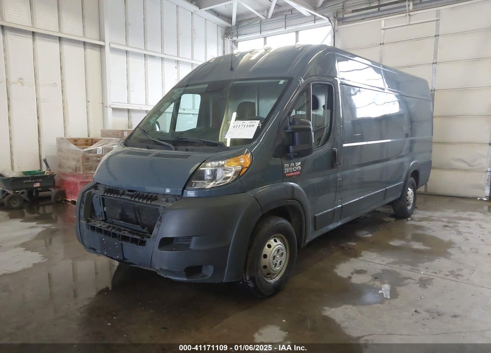 2021 RAM PROMASTER 3500 CARGO VAN HIGH ROOF 159 WB EXT VIN: 3C6MRVJG2ME562924